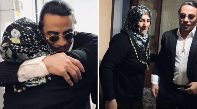 2 yıl sonra annesini ziyarete giden Nusret’e tepki yağdı: Hayırsız evlat