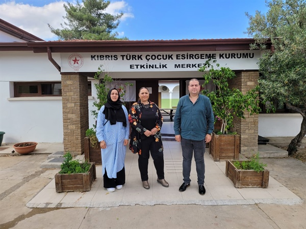 Lefke Yardım ve Halk Derneği,  Kıbrıs Türk Çocuk Esirgeme Kurumu’ nu ziyaret etti